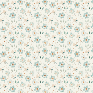 Pantoufles à velcro - Fleur de campagne